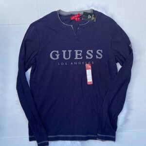 New GUESS Mens Long Sleeve Shirt SZ S